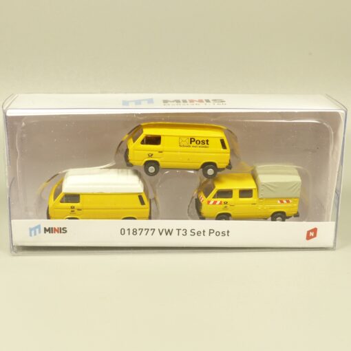 Lemke Minis 1:160 018777 VW T3 Set Deutsche Post in OVP EX6177 – Bild 4