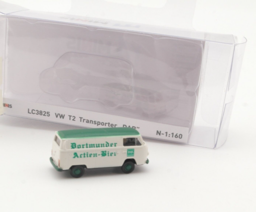 Lemke Minis 1:160 LC3825 VW T2 Transporter DAB neuwertig in OVP QR5919 – Bild 3