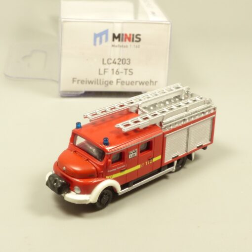Lemke Minis 1:160 LC4203 MB LF 16-TS Freiwillige Feuerwehr in OVP EX6182