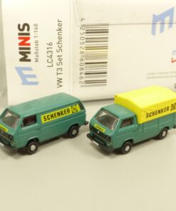 Lemke Minis 1:160 LC4316 VW T3 Set Schenker in OVP EX6173