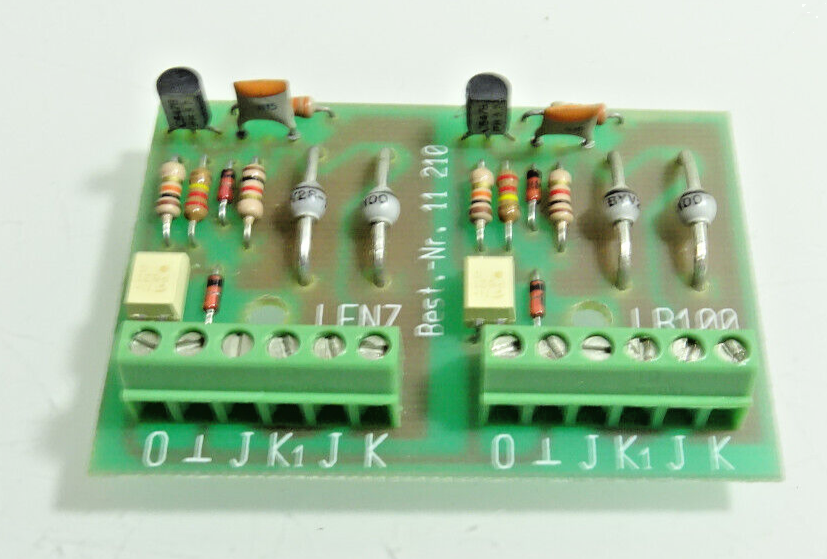 Lenz LB100 Gleisbelegtmelder 11210, siehe Foto C1637 o.