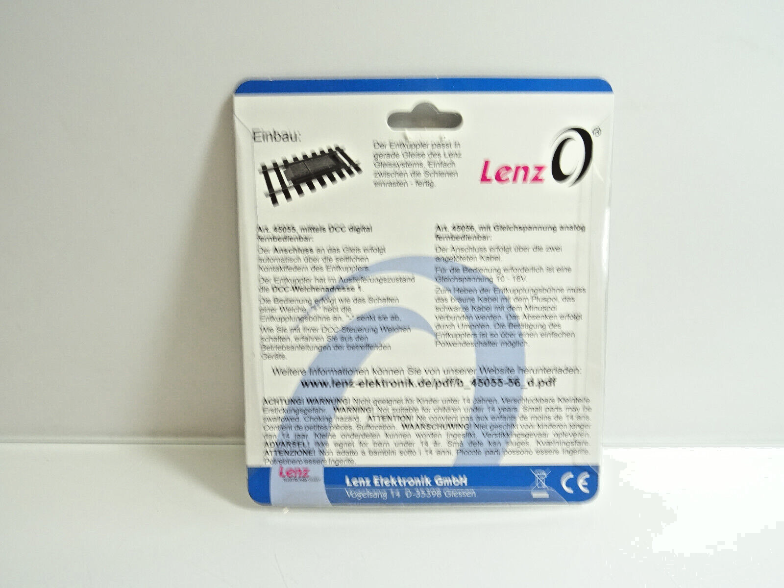 Lenz Spur 0 45055 Entkuppler digital defekt in OVP LE9935 – Bild 3