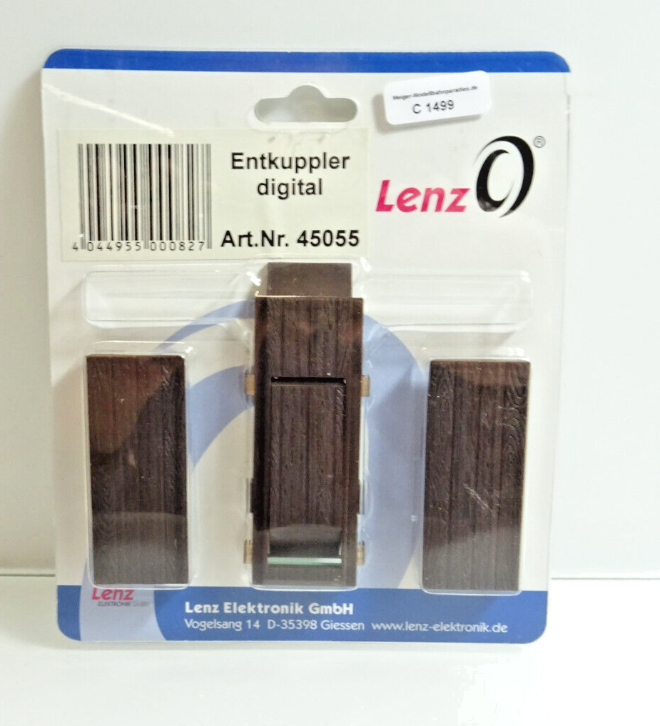 Lenz Spur 0 45055 Entkuppler digital defekt in OVP LE9935