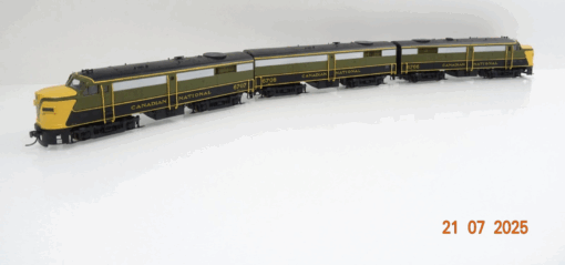 Life-like H0 US Diesellok 3tlg. Alco Canadian National 2x Antrieb JL1684 o. – Bild 4