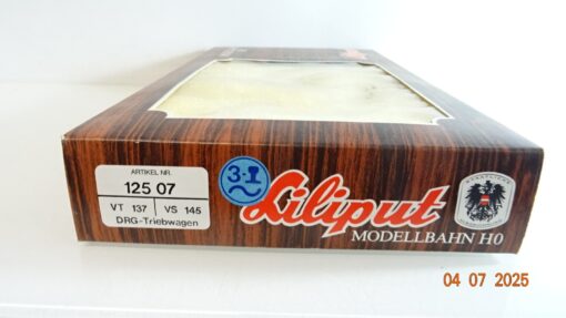 Liliput H0 125 07 DRG Triebwagen Leerverpackung siehe Foto CK9374
