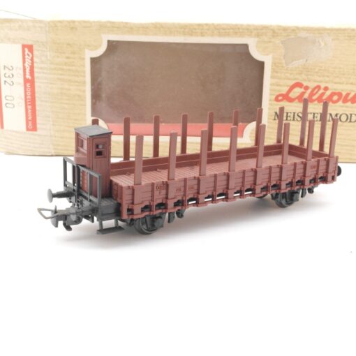 Liliput H0 208 10 Rungenwagen mit Bremserhaus der ÖBB in EVP QR3935