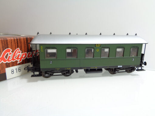 Liliput H0 816 02 AC Langenschwalber Personenwagen 2./3.Kl. der DR in OVP JD3660
