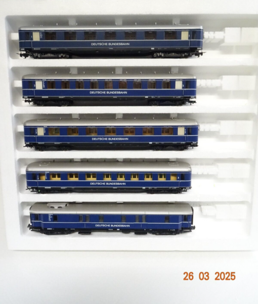 Liliput H0 833 Wagen-Set 5tlg. Rheingold 1952 der DB in OVP LE9738
