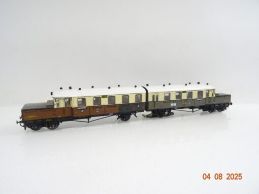 Liliput H0 AC Akku-Triebwagen 2tlg. AT3 451/452 der K.P.E.V. JL2067 o.