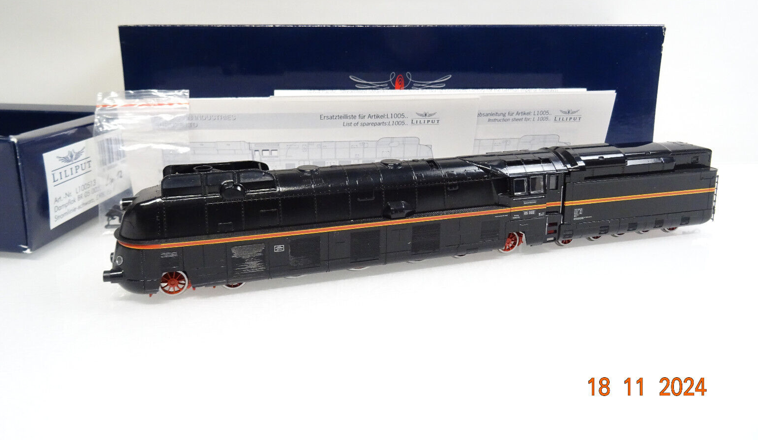 Liliput H0 L100513 Dampflok BR 05 002 Stromlinie der DR in OVP LE7277