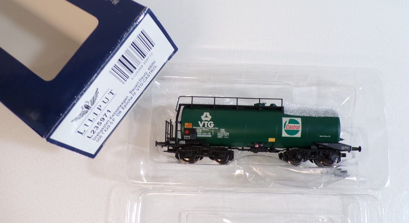 Liliput H0 L235971 Kesselwagen VTG Castrol der DB in OVP BH1777