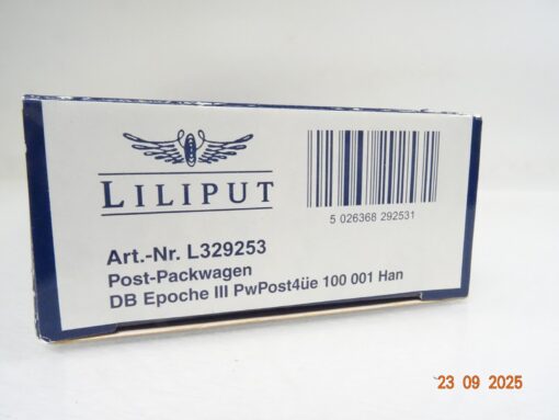 Liliput H0 L329253 Post-Packwagen PwPost4üe der DB in OVP JL3095 – Bild 5