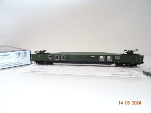 Liliput H0 L336611 Schutzwagen Flakwagen der DR neuwertig in OVP  PR2028 – Bild 3