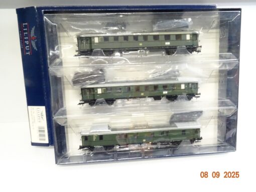 Liliput H0 L350061 Eilzugwagen-Set 3tlg. der DB Top in OVP JL2859