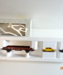 Lima H0 02144 Niederbordwagen mit zwei Post Käfer der DB  in OVP PR3541