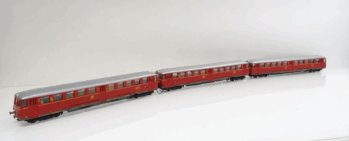Lima H0 Akku-Triebwagen 3tlg. ETA 815 der DB für 3-Leiter-Gleichstrom JL1887 o.