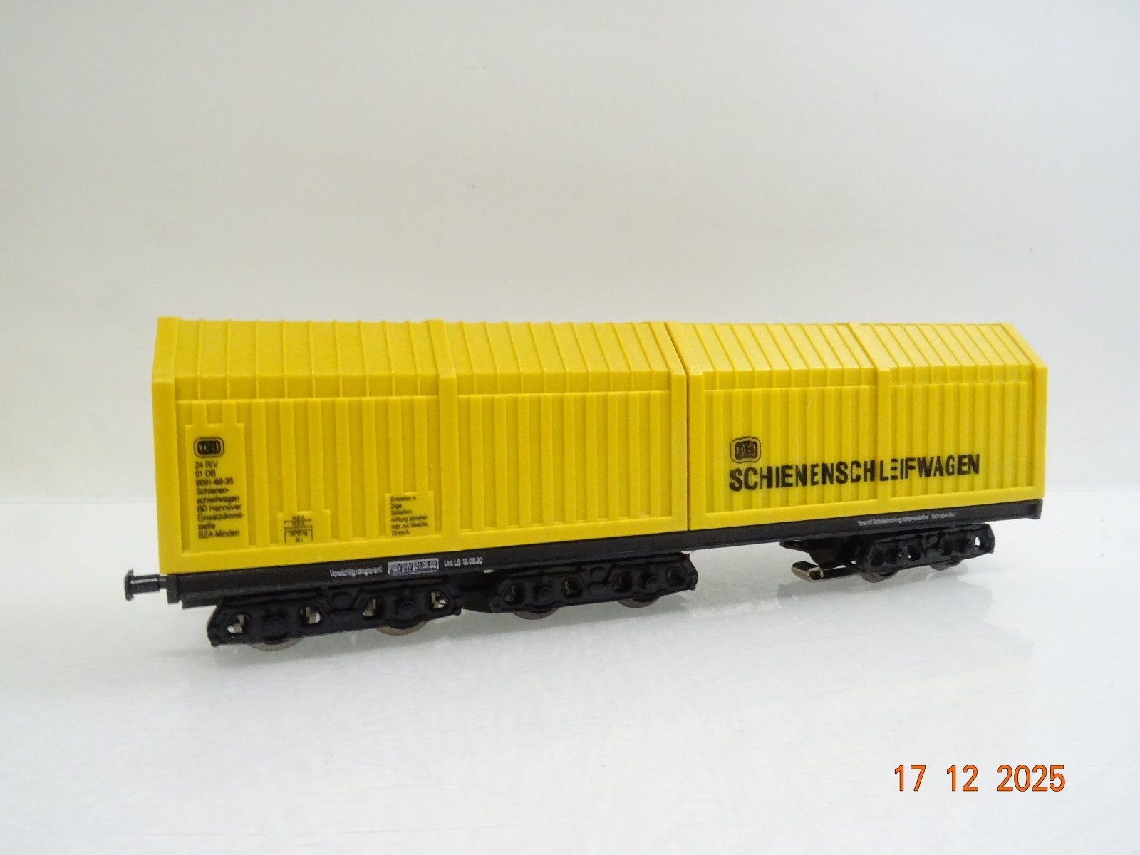 Lux Modellbau H0 9136 AC Mittelleiterreiniger SSF-09 Technik in OVP JL5126 – Bild 3