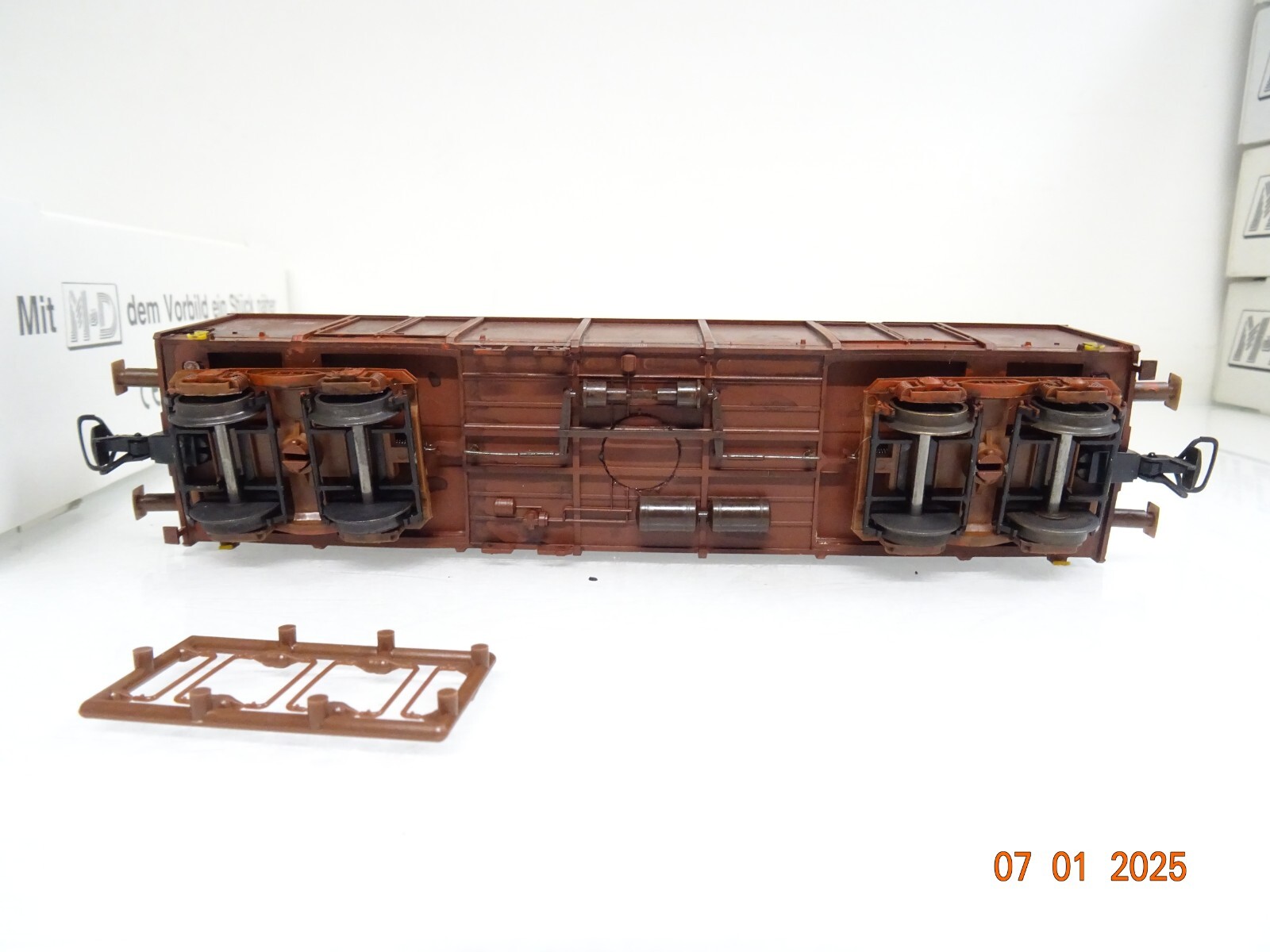 M+D H0 221 Hochbordwagen Eaos mit Kohle der DB in OVP PR5084 – Bild 4