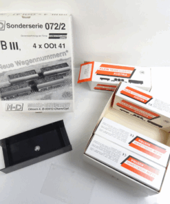 M+D H0 Sonderserie 072/2, LEERKARTON Klein Modellbahn 4Stck. siehe Foto AR7085