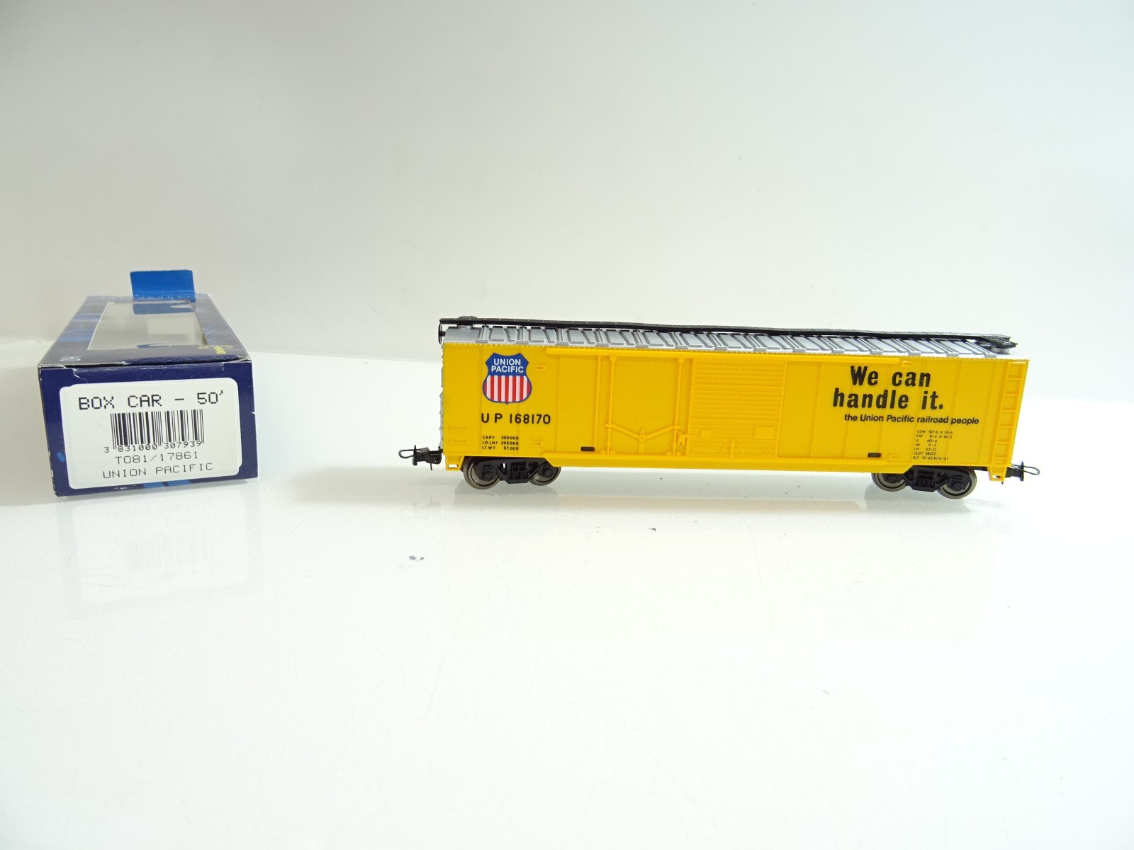 MEHANO H0 T081/17861 Union Pacific Box Car 50' UP 168170 in OVP TF332