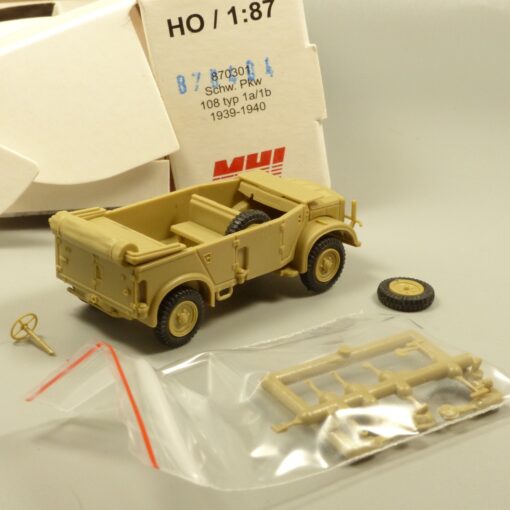 MHI 1:87 H0 870404 Schw. PKW 108 typ 1a/1b 1939-1940 Militär in OVP EX7914 – Bild 3