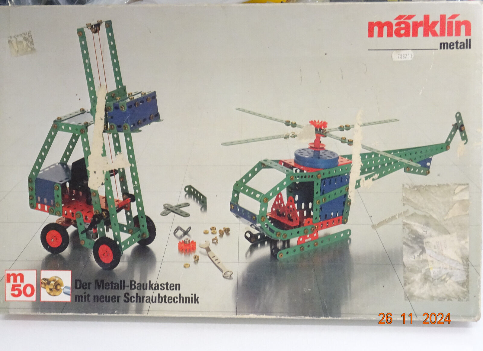 Märklin 1005 M50 Metallbaukasten Grundkasten siehe Foto in OVP LE7556