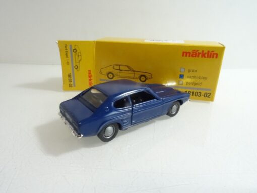 Märklin 1:43 18103-02 Ford Capri saphierblau neuwertig in OVP QR4822 – Bild 3