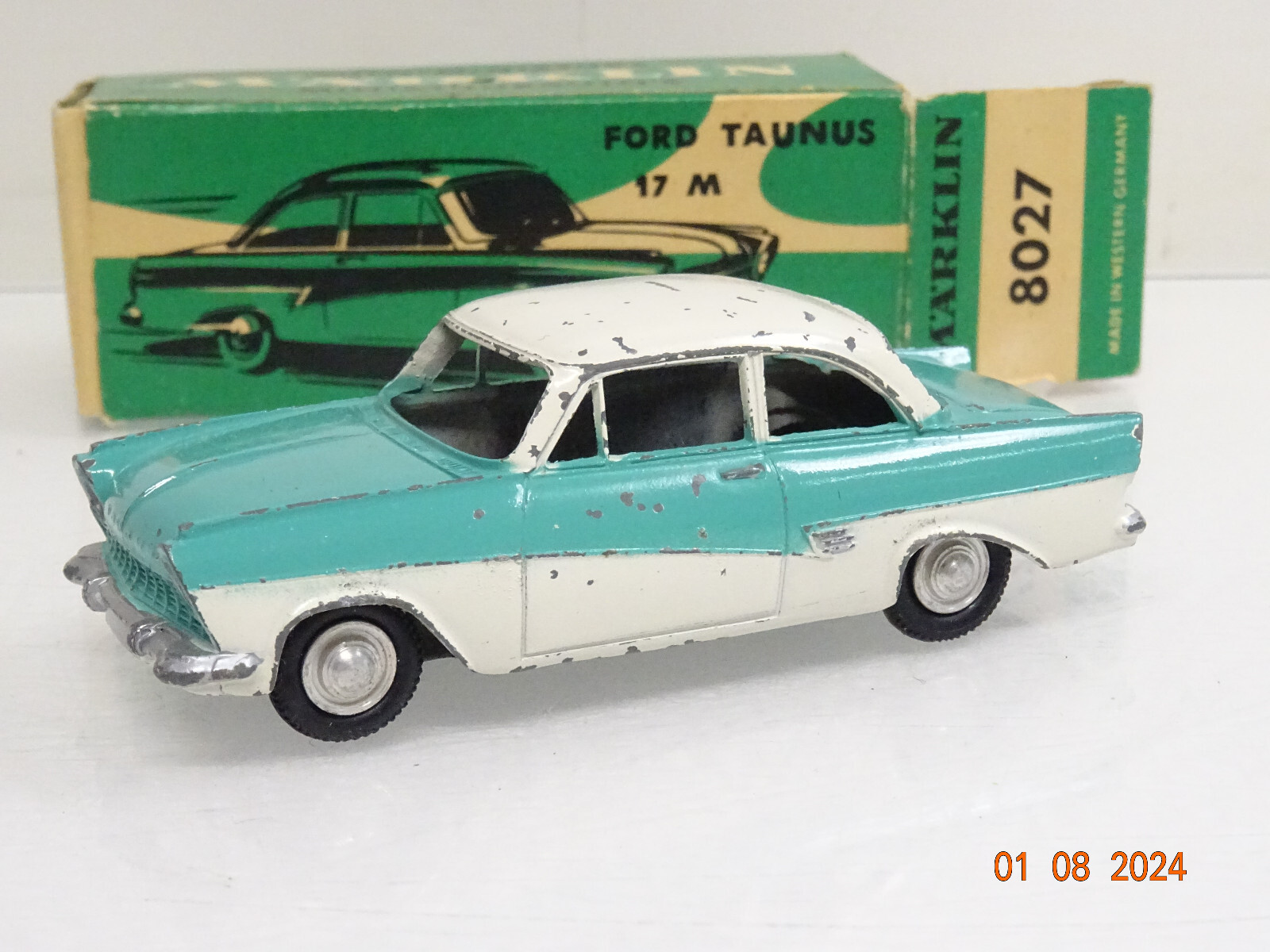 Märklin 1:43 8027 DieCast PKW Ford Taunus 17 M in OVP LE4710