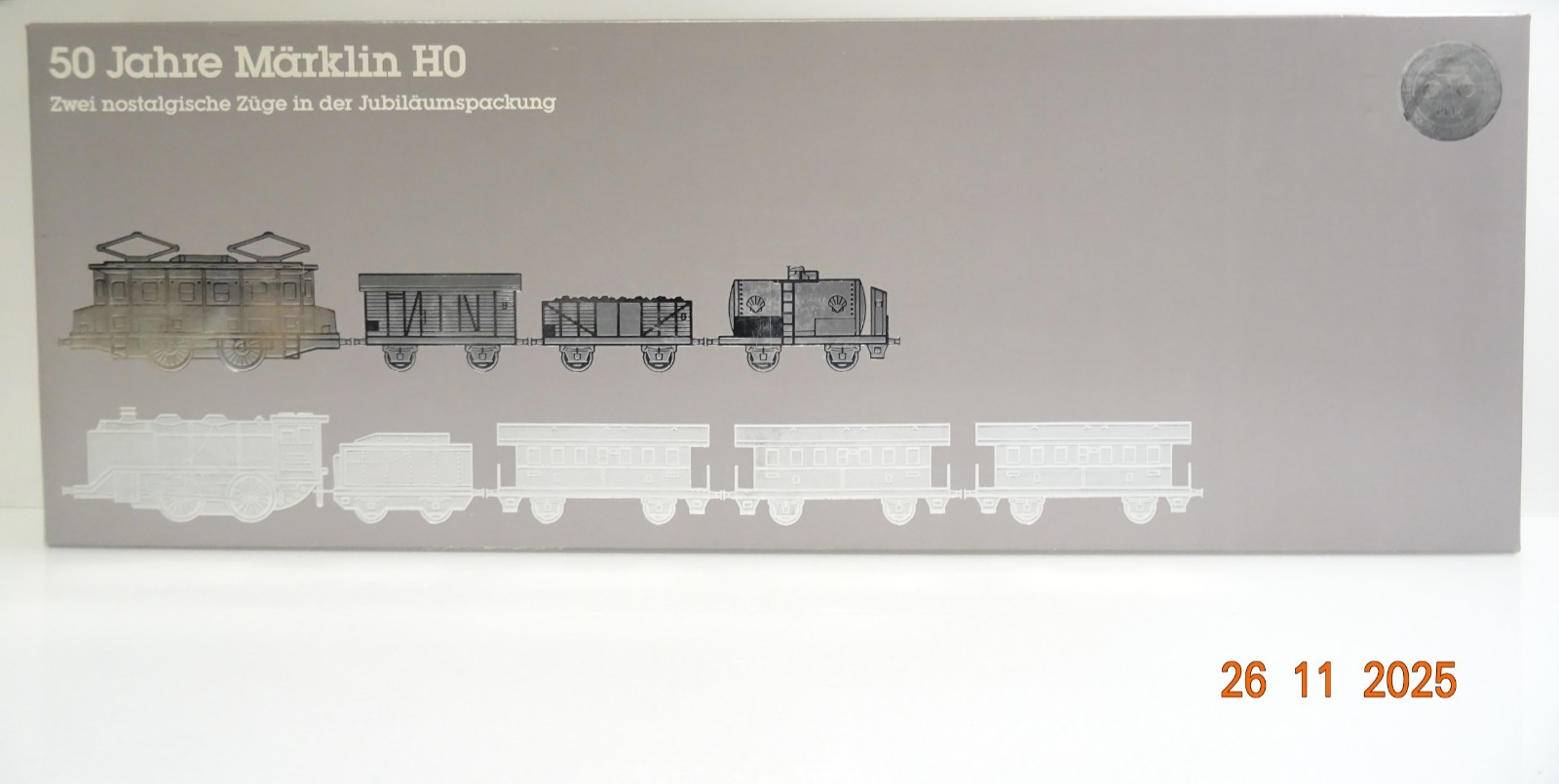 Märklin H0 0050 Jubiläumspackung Zwei nostalgische Züge in OVP JL4720 – Bild 3