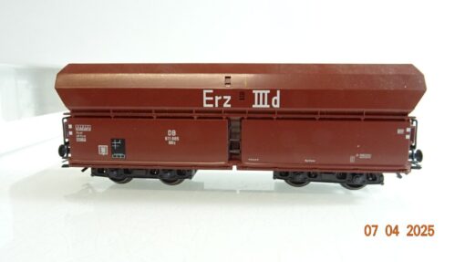 Märklin H0 00751-07 Selbstentladewagen Erz IIId der DB in OVP PR6973 – Bild 3