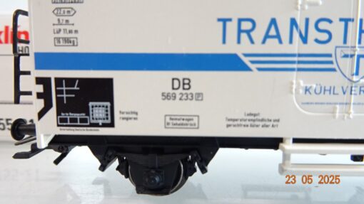 Märklin H0 00755-21 Kühlwagen Transthermos Kühlverkehr der DB in OVP PR7980 – Bild 3