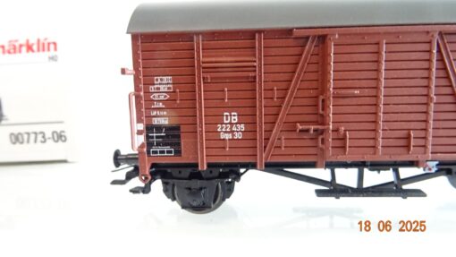 Märklin H0 00773-06 gedeckter Güterwagen der DB in OVP PR8589 – Bild 3