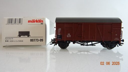 Märklin H0 00773-09 gedeckter Güterwagen der DB in OVP PR8119