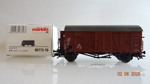 Märklin H0 00773-16 gedeckter Güterwagen der DB in OVP PR8122