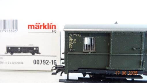 Märklin H0 00792-16 Gepäckwagen der DB in OVP PR8496 – Bild 3