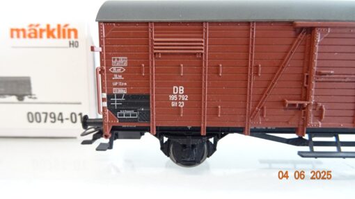 Märklin H0 00794-01 gedeckter Güterwagen der DB in OVP PR8205 – Bild 3