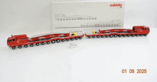 Märklin H0 18820 Straßenschwerlastfahrzeug Scheuerle Typ LS 250 DB in OVP JL2677