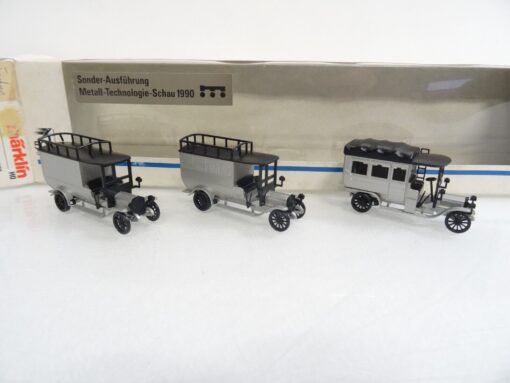 Märklin H0 1898 Set Oldtimer Lkws Technologie-Schau in OVP QR8952 – Bild 3