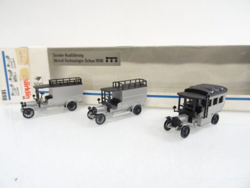 Märklin H0 1898 Set Oldtimer Lkws Technologie-Schau in OVP QR8952