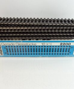 Märklin H0 2200 K Gleis gerade 10 Stück siehe Foto in OVP CK8901