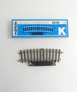 Märklin H0 2239 K-Gleis Schaltgleis gebogen in der OVP CK606