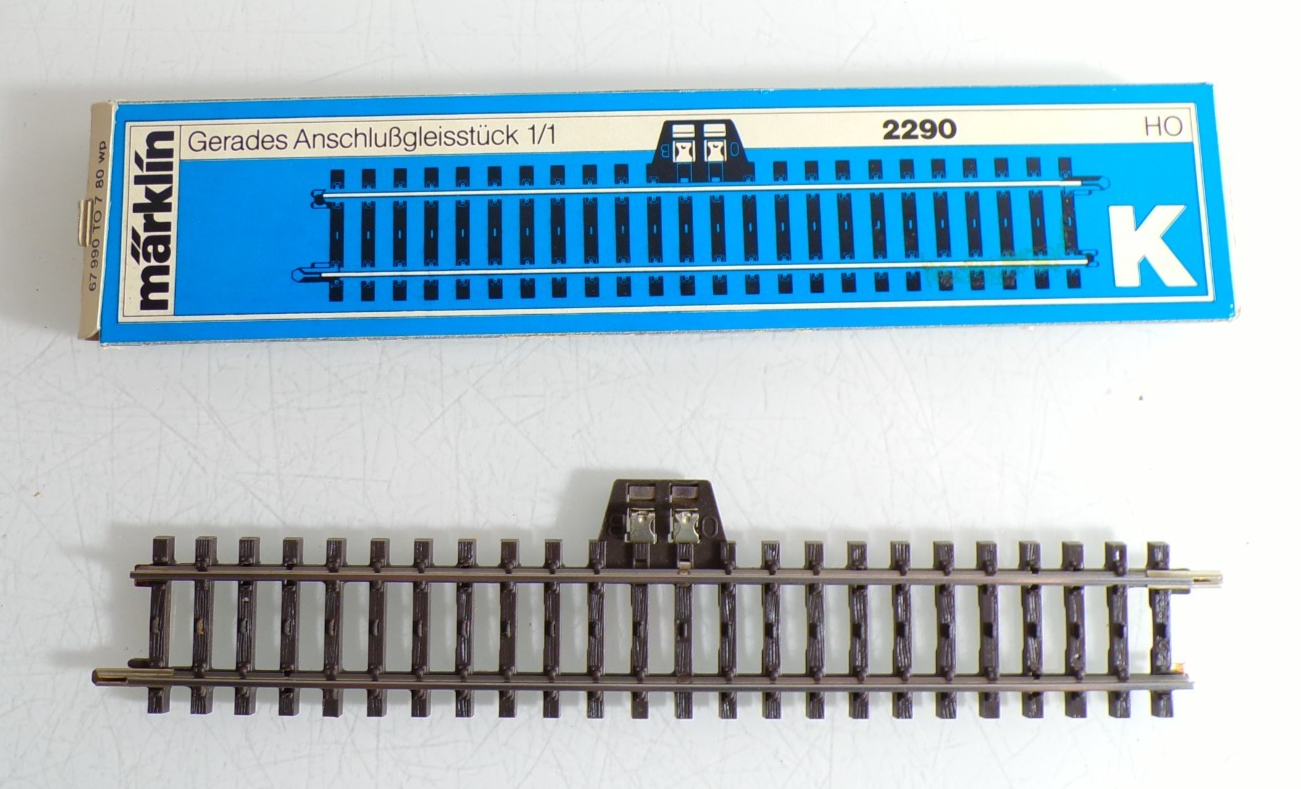 Märklin H0 2290 gerades Anschlußgleisstück 1/1 in OVP PK2562