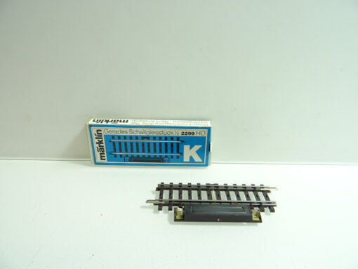Märklin H0 2299 K-Gleis gerades Schaltgleisstück in OVP CK566