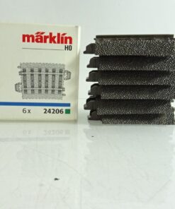 Märklin H0 24206 Gebogenes Gleis R2 437,5 mm 6 Stück siehe Foto in OVP PK561