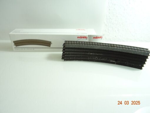 Märklin H0 24230 Gebogenes Gleis Radius 2=437,5 mm 30° 6 Stück in OVP CK6950