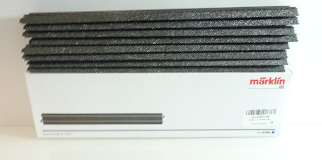 Märklin H0 24360 Gerades Gleis 360mm 8Stück siehe Foto in OVP PK2957