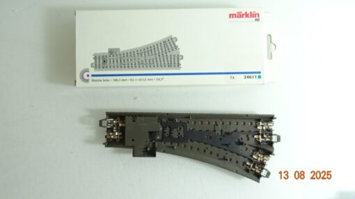 Märklin H0 24611 C Gleis Handweiche links in OVP PK513 – Bild 3
