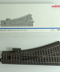 Märklin H0 24611 C Gleis Handweiche links in OVP PK513