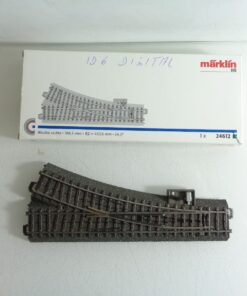 Märklin H0 24612 Weiche rechts mit Antrieb u. Decoder siehe Foto in OVP PK1488