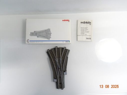 Märklin H0 24630 Dreiwegweiche mit Antrieb u. Decoder siehe Foto in OVP PK544